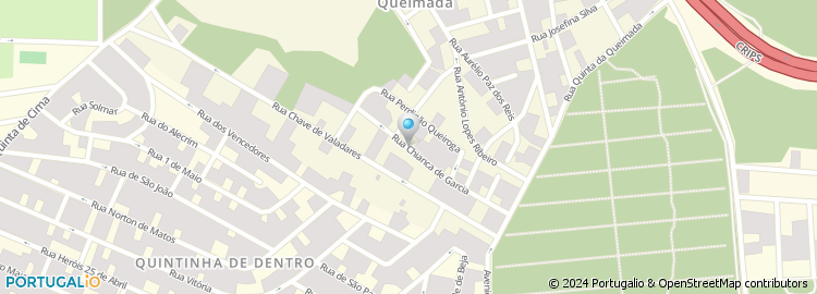 Mapa de Rua Chiança de Garcia