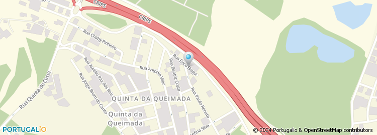 Mapa de Rua Érico Braga