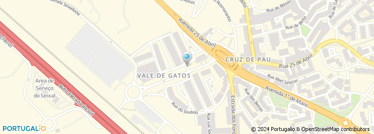 Mapa de Rua Joaquim Valentim Correia