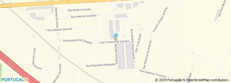Mapa de Rua Teixeira de Queirós