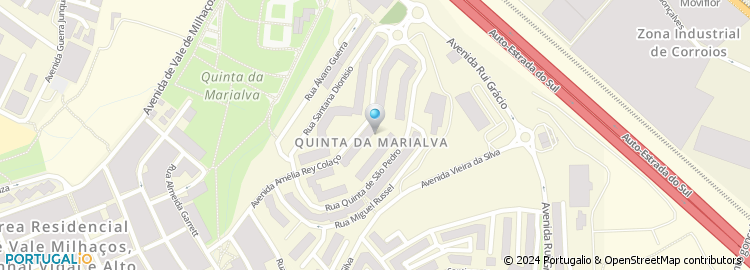 Mapa de Avenida Vale Boieiro