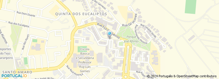 Mapa de Rua Bernardo Santareno