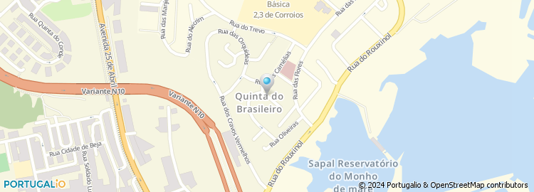 Mapa de Rua do Girassol