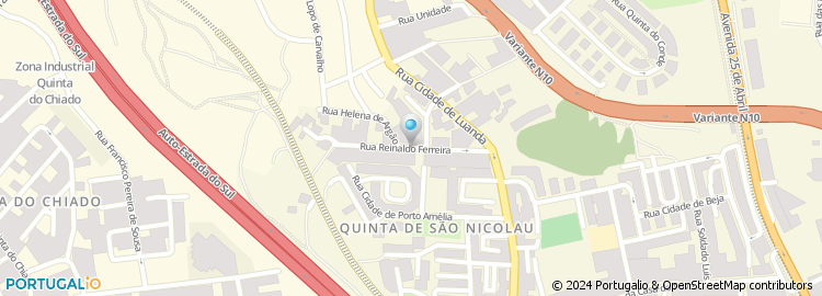 Mapa de Rua Reinaldo Ferreira