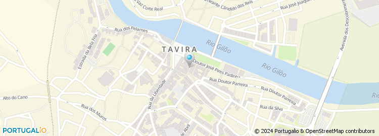 Mapa de Serv. de Finanças de Tavira