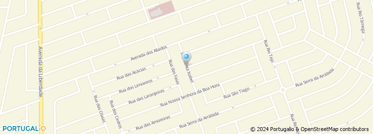 Mapa de Rua de Santa Isabel