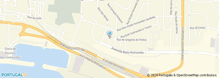 Mapa de Rua Coronel Guilherme Portugal