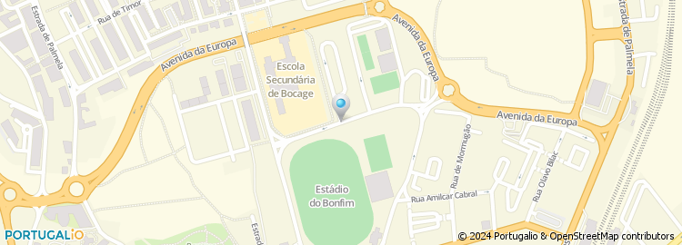 Mapa de Rua Doutor António Manuel Gamito