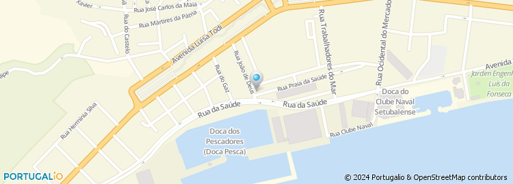 Mapa de Rua Praia da Saúde