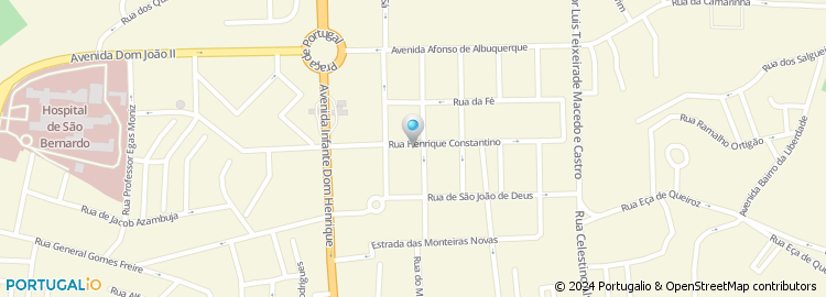 Mapa de Rua Henrique Constantino