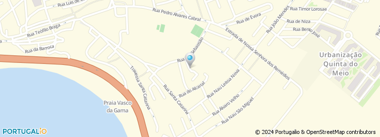 Mapa de Rua Cláudia de Campos