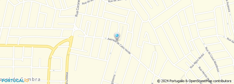 Mapa de Avenida de Cabo Verde