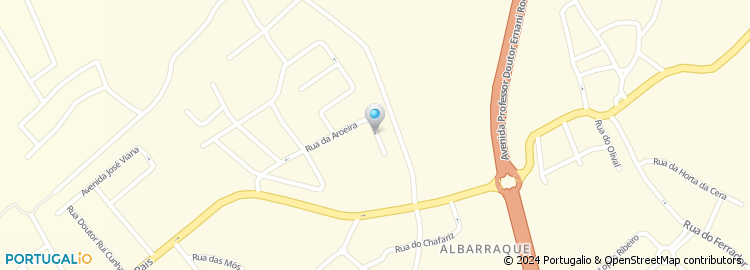 Mapa de Rua da Alfarrobeira