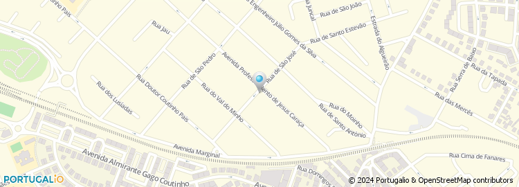 Mapa de Rua de São José