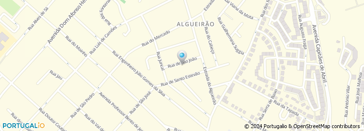 Mapa de Rua Alfredo Marceneiro