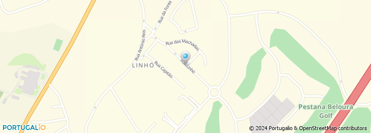 Mapa de Rua do Linhó