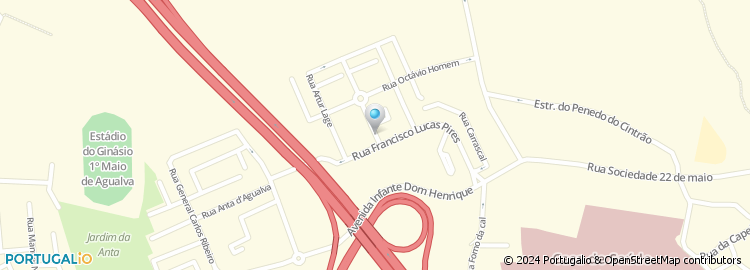 Mapa de Rua João da Cruz Mateus