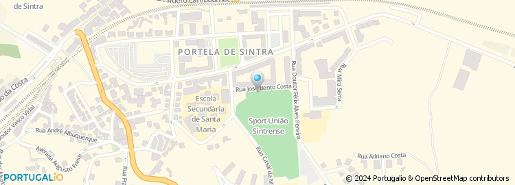 Mapa de Rua José Bento Costa