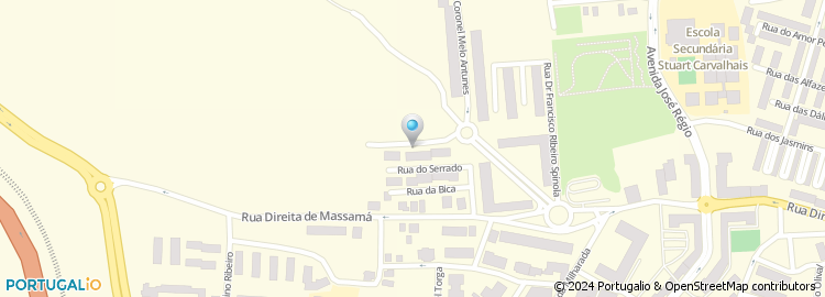 Mapa de Rua Serrado da Bica