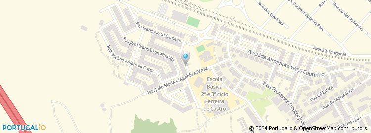 Mapa de Rua Carlos Mota Pinto