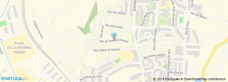 Mapa de Rua Fonte do Penedo