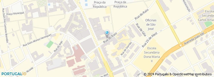 Mapa de Supermercado de Tapeçarias e Cortinados de Braga