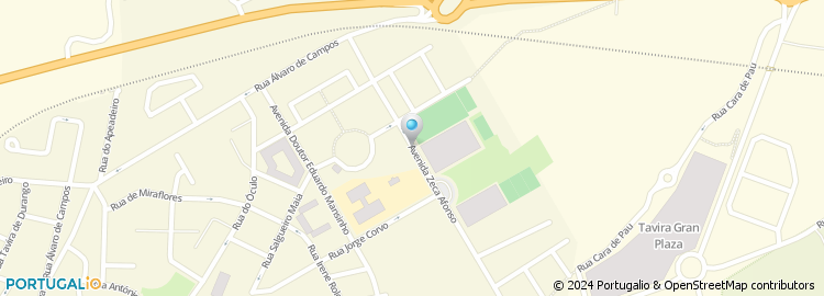 Mapa de Avenida Zeca Afonso