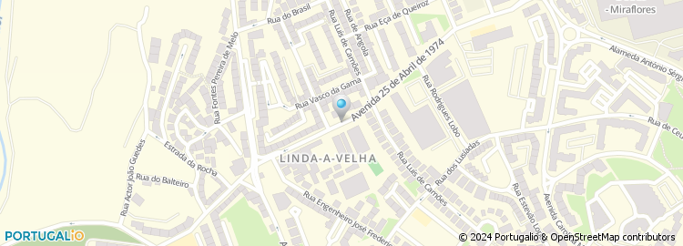 Mapa de Telepizza, Linda-a-Velha