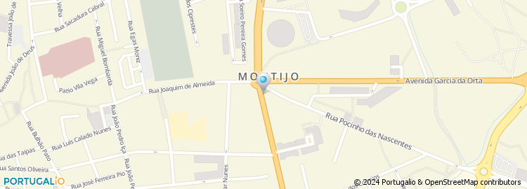 Mapa de Telepizza, Montijo