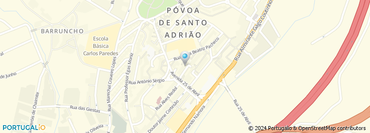 Mapa de Tiberio & Pinheiro-Cabeleireiro e Boutique Lda