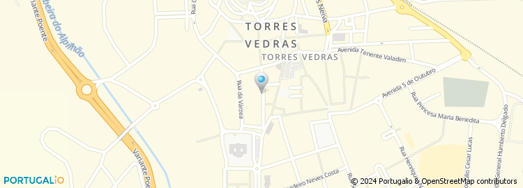 Mapa de Tordial - Centro de Hemodialise de Torres Vedras, Lda