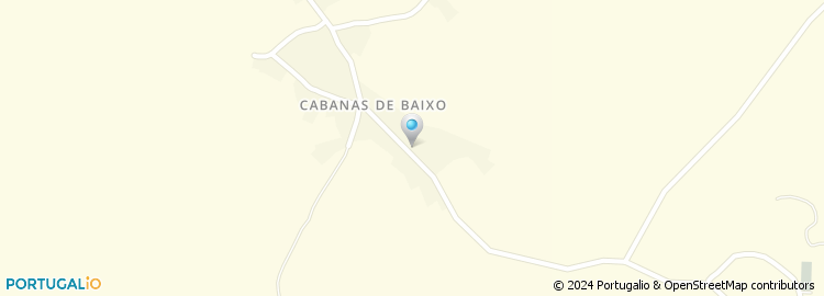 Mapa de Cabanas de Baixo