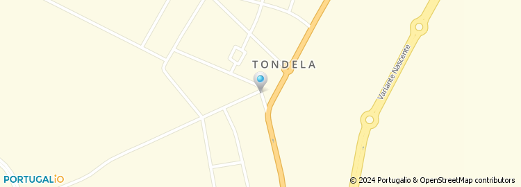 Mapa de Tribunal Judicial de Tondela