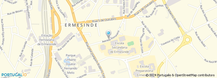 Mapa de Avenida Padre Nuno Maria Cardoso