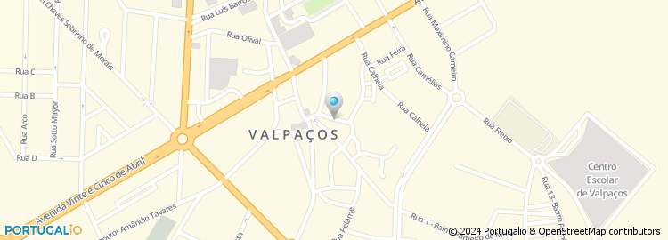 Mapa de Rua Álvaro Carvalhal
