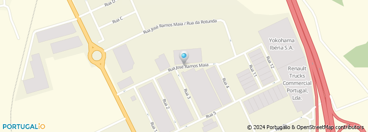 Mapa de Rua José Ramos Maia