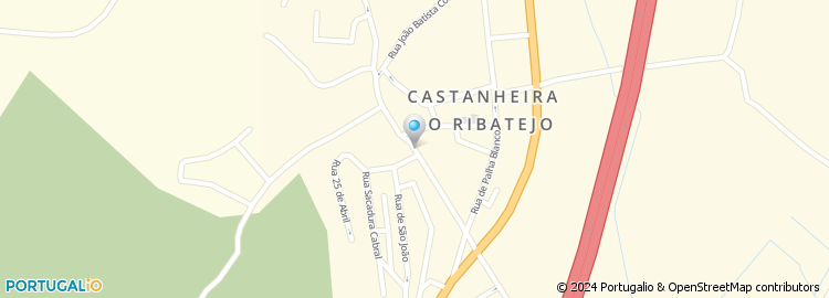 Mapa de Apartado 58, Castanheira do Ribatejo