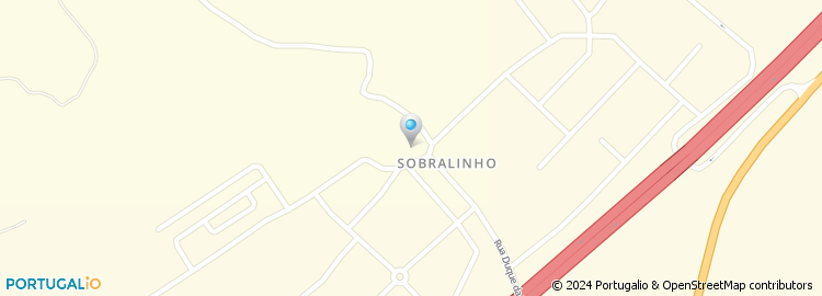 Mapa de Rua do Columbófilo Sobralinho