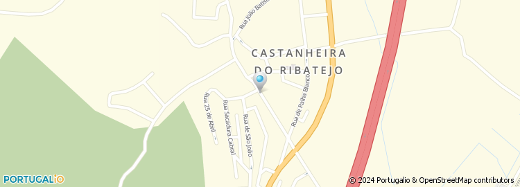 Mapa de Rua Dom António de Ataíde