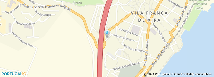 Mapa de Rua Dom Vasco Perdigão