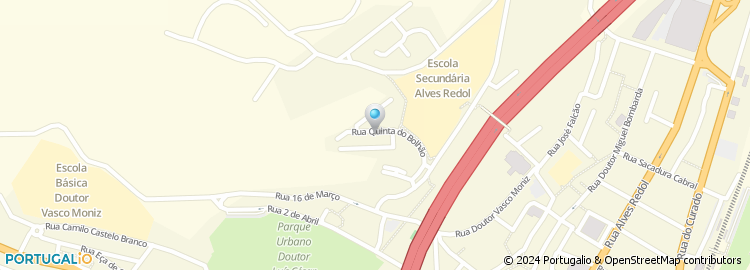 Mapa de Rua Quinta do Bolhão