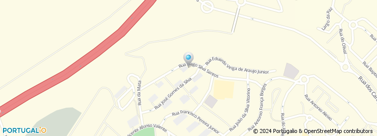 Mapa de Rua Tiago da Silva Santos