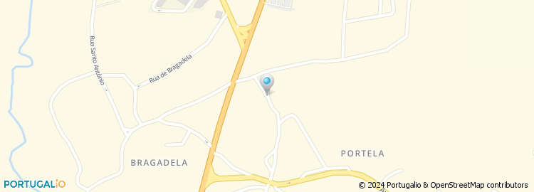 Mapa de Rua da Portela de Cima