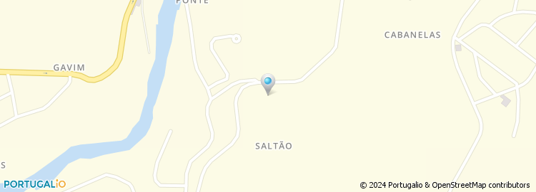 Mapa de Rua do Saltão