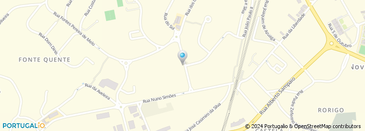 Mapa de Rua Domingos Costa Simões