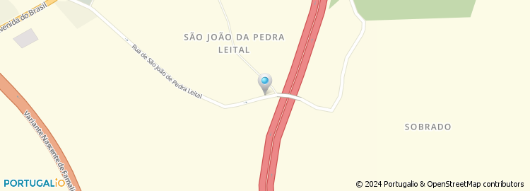 Mapa de Rua São João de Pedra Leital