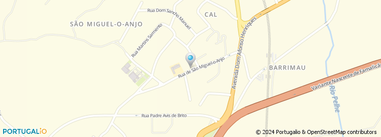 Mapa de Rua São Miguel-O-Anjo