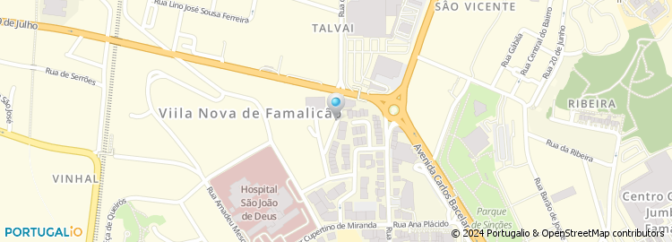 Mapa de Rua Sebastião de Carvalho