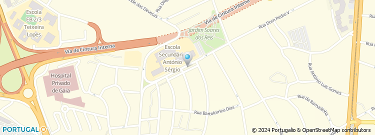 Mapa de Avenida Nuno Álvares