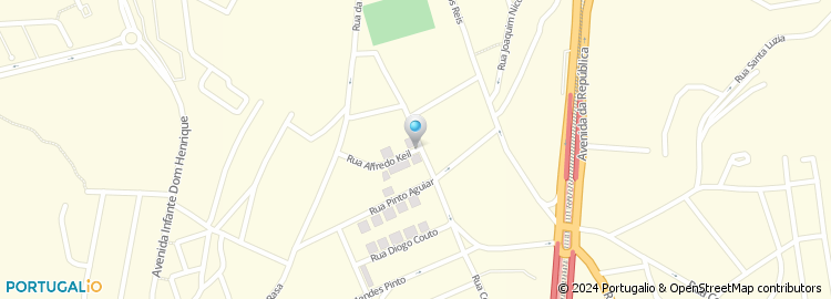 Mapa de Rua Alfredo Keil